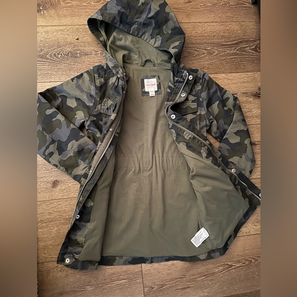 Cat and Jack Camo Jacket Kids Size M 7/8 - Picture 2 of 4
